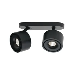 Specter LED plafondspot, zwart, lengte 19,4 cm, aluminium