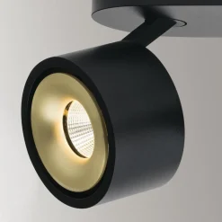 Specter LED plafondspot, zwart, lengte 19,4 cm, aluminium