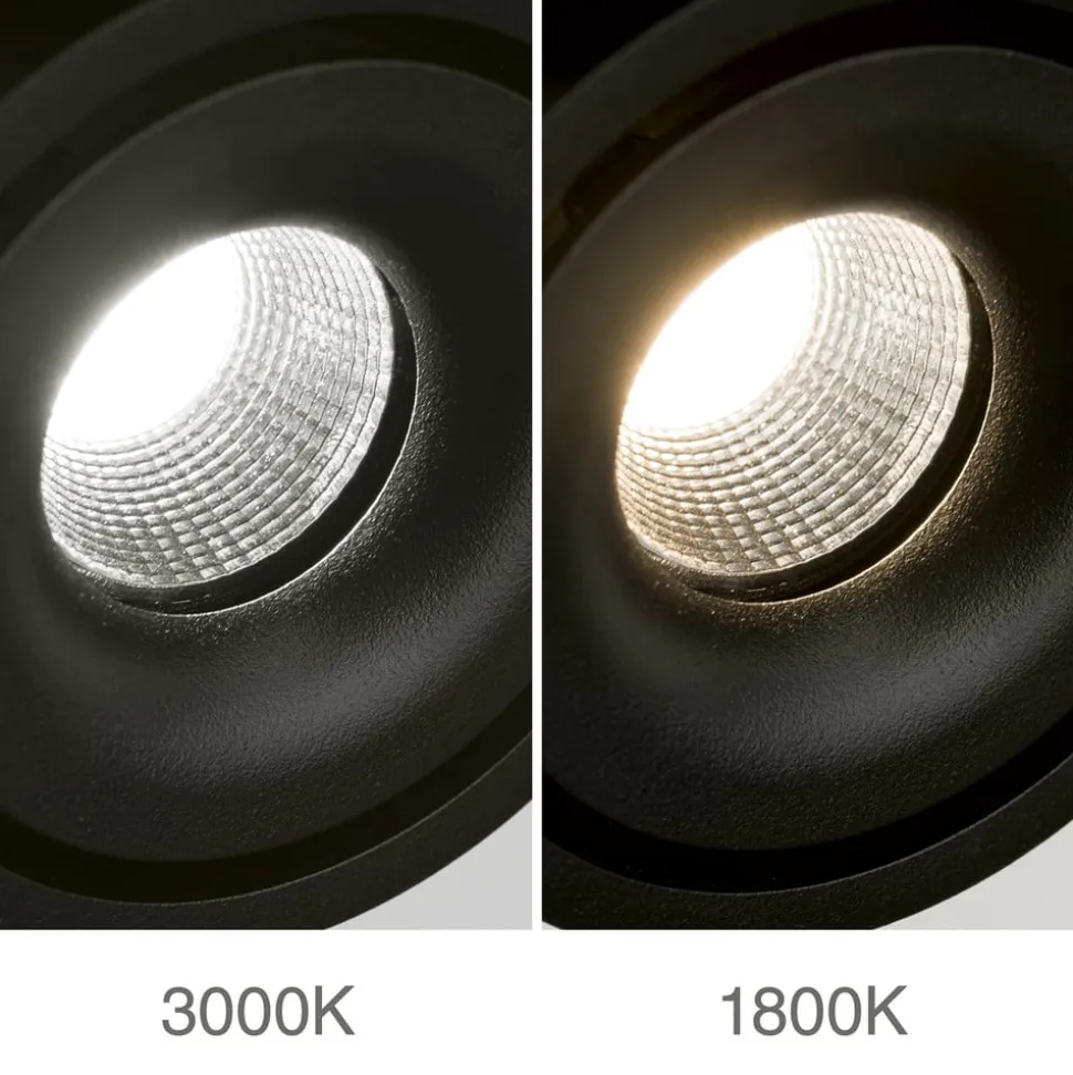 Specter LED plafondspot, zwart, lengte 19,4 cm, aluminium