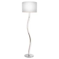 Spiraal vloerlamp Maren met LEDs