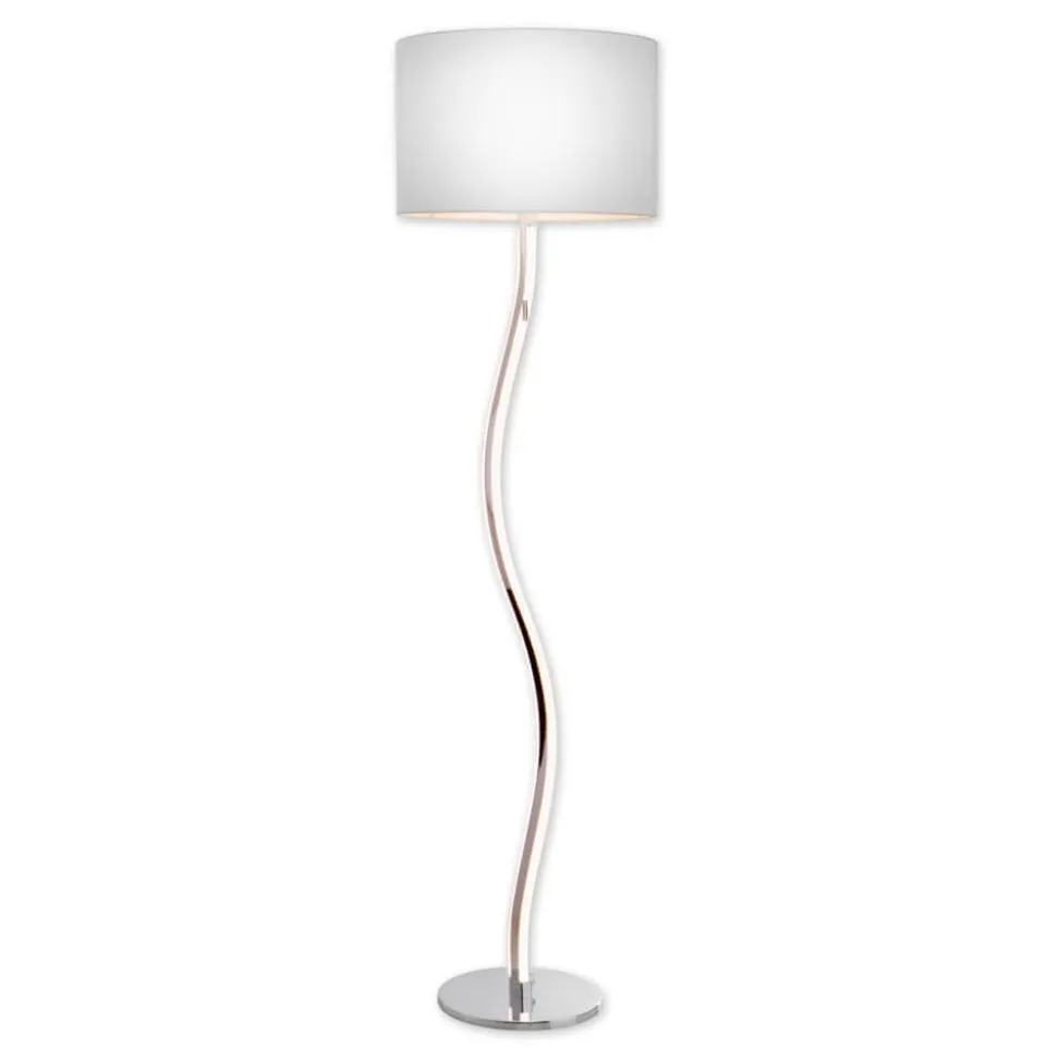 Spiraal vloerlamp Maren met LEDs