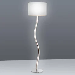Spiraal vloerlamp Maren met LEDs