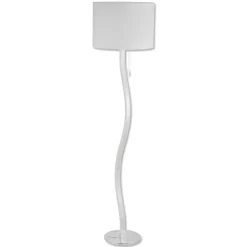 Spiraal vloerlamp Maren met LEDs