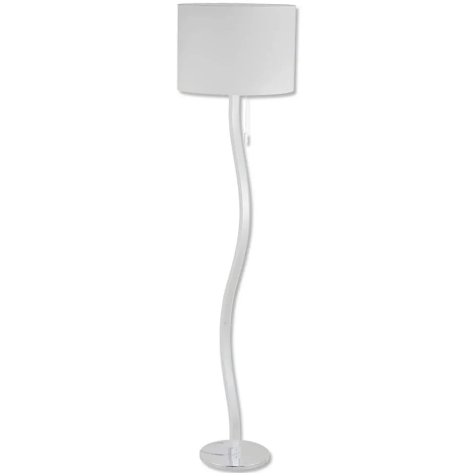 Spiraal vloerlamp Maren met LEDs