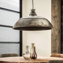 Spitse Pet hanglamp, antiek zilver