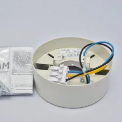 SPOT 53 plafondspot, crèmewit, Ø 11,5 cm, metaal, GX53