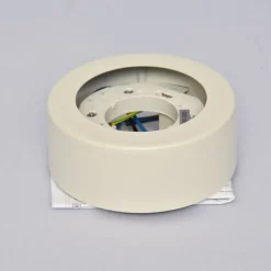 SPOT 53 plafondspot, crèmewit, Ø 11,5 cm, metaal, GX53