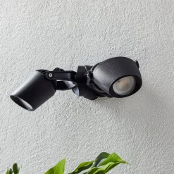 Spot Minitommy-EL 2-lamps CCT zwart/frosted