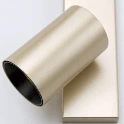 Spot Sean, 3-lamps, goudkleurig, metaal, draaibaar gemonteerd