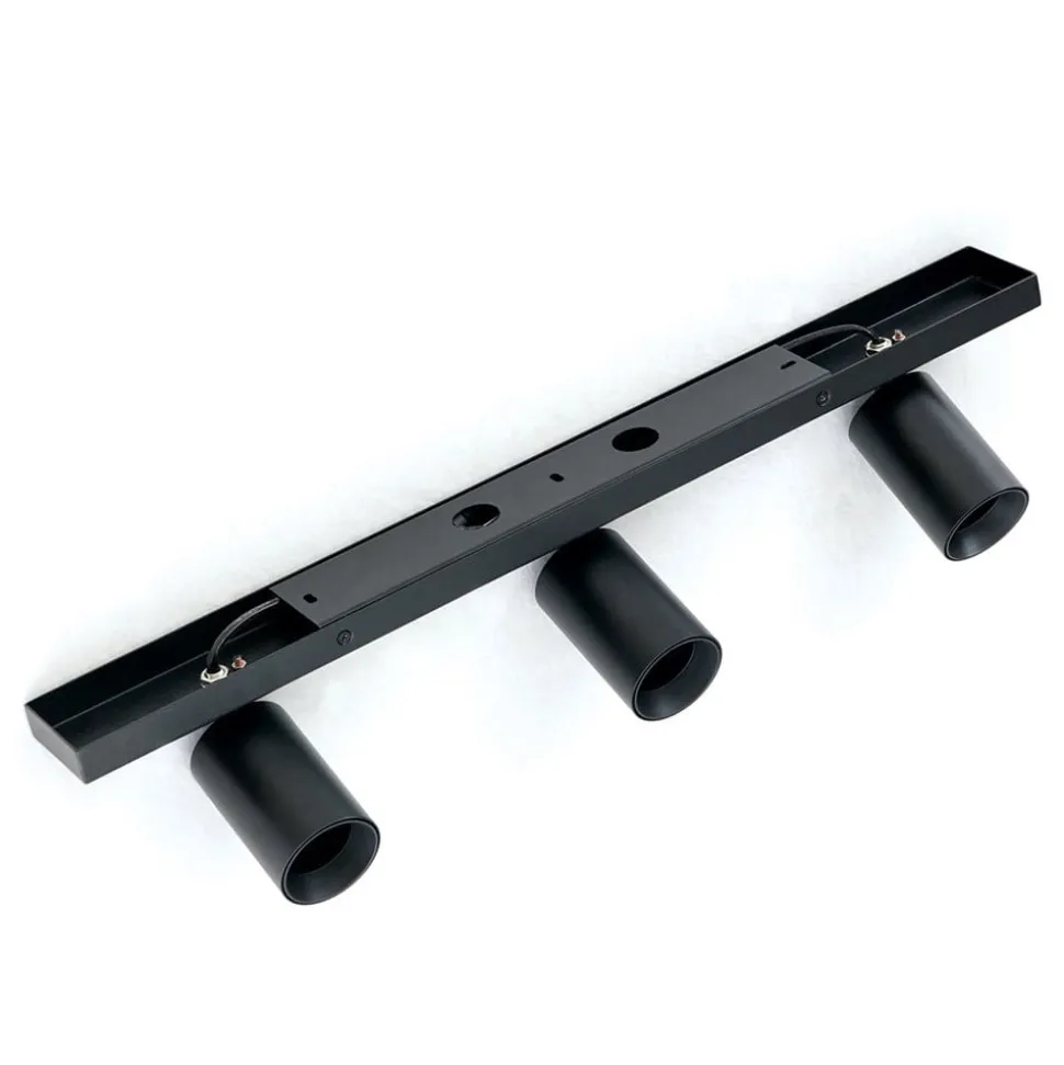 Spot Sean 3-lamps, zwart