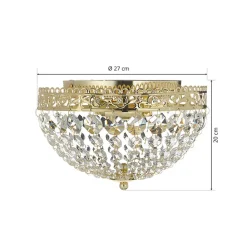 Sprankelende plafondlamp Saxholm