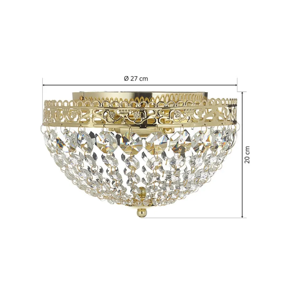 Sprankelende plafondlamp Saxholm
