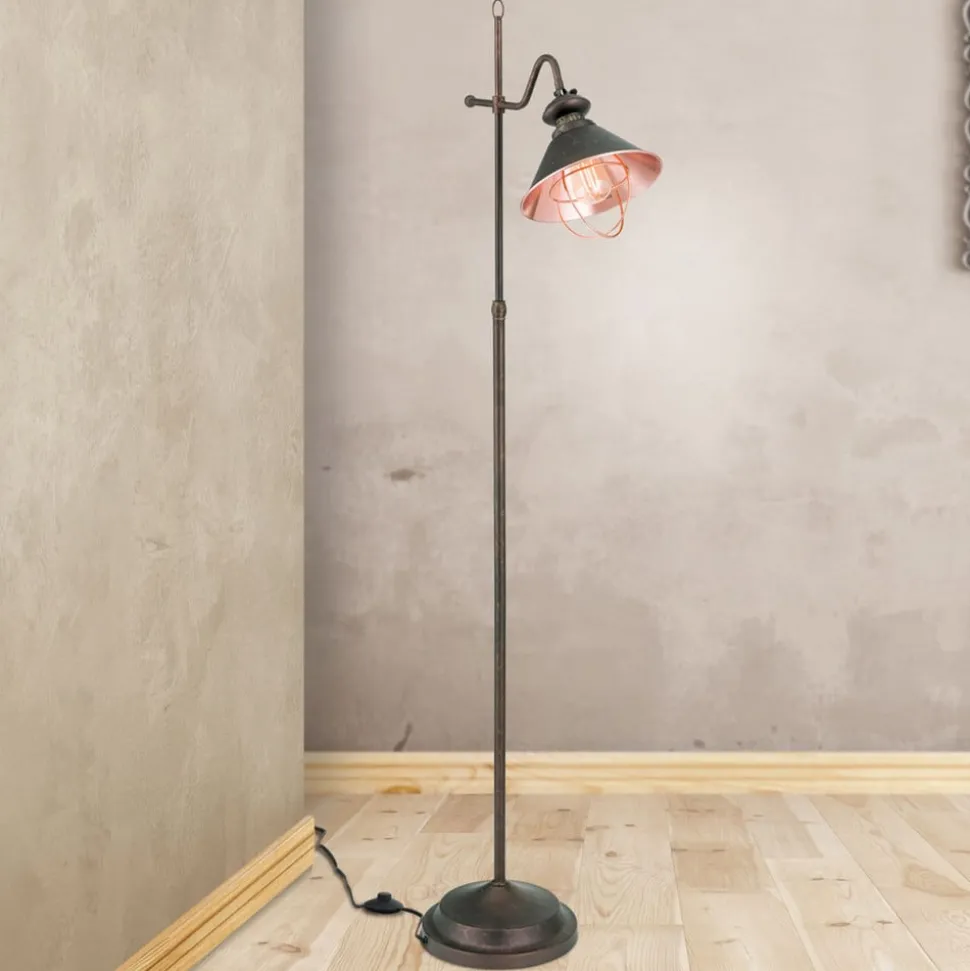 Staande lamp Shanta in antieke stijl