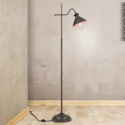 Staande lamp Shanta in antieke stijl