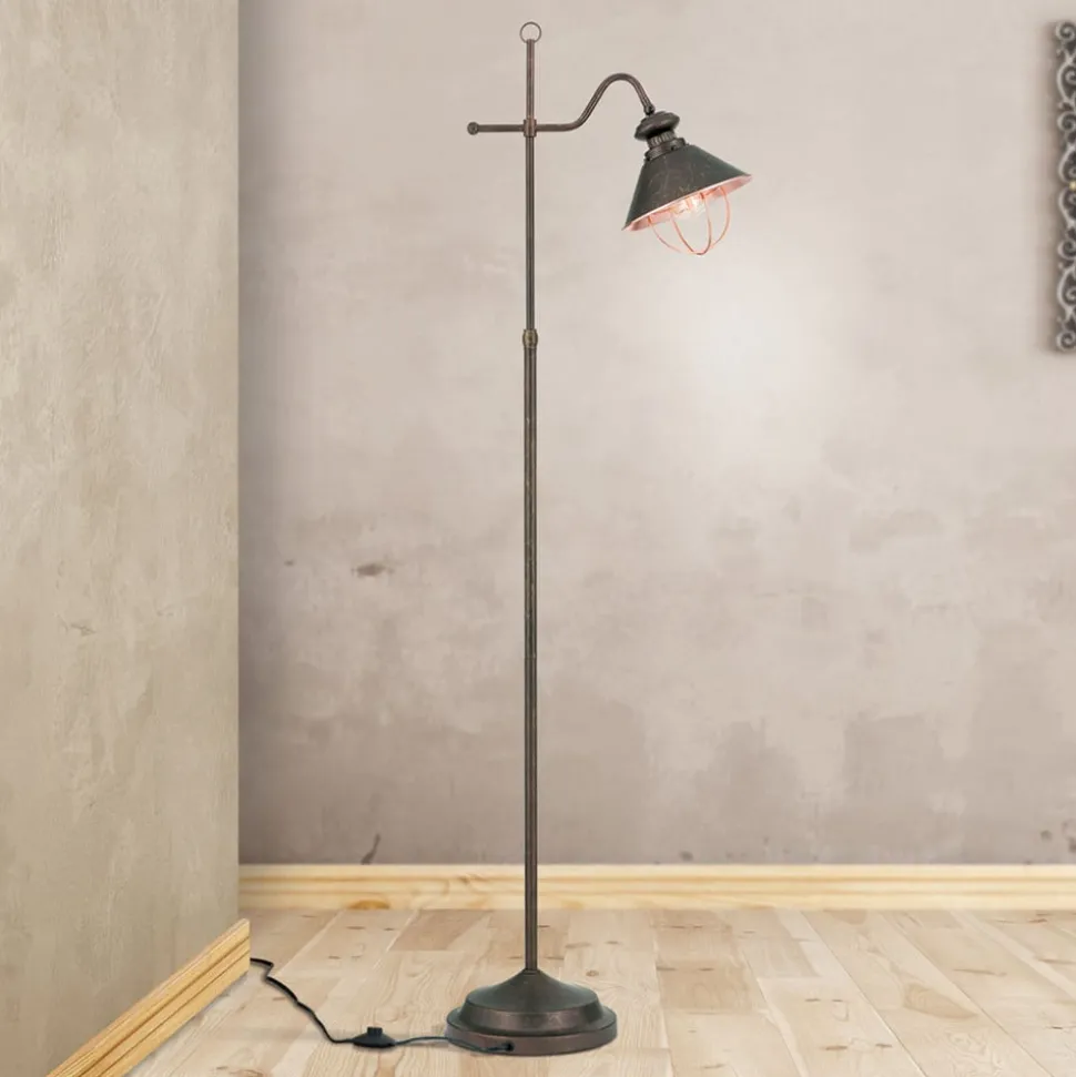Staande lamp Shanta in antieke stijl