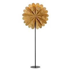 Staande ster Maravilla, goud/zwart Hoogte 150 cm