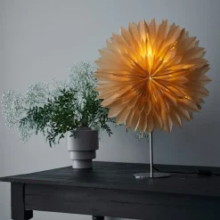 Staande ster Solina, Ø 35 cm amber