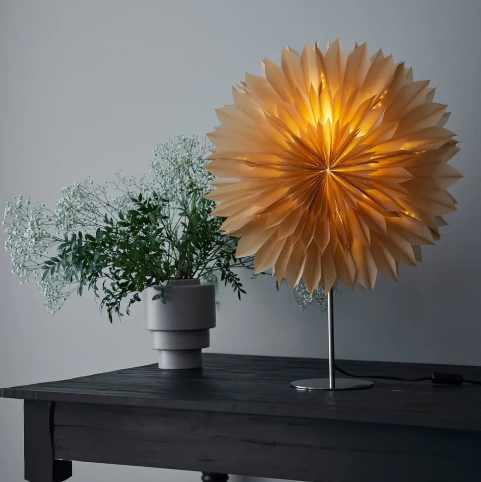 Staande ster Solina, Ø 35 cm amber