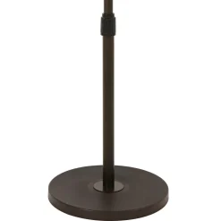 Staande ventilator Breeze bronskleurig, ronde voet, stil