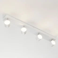 Star 4-lamps LED plafondspot wit, warmglow