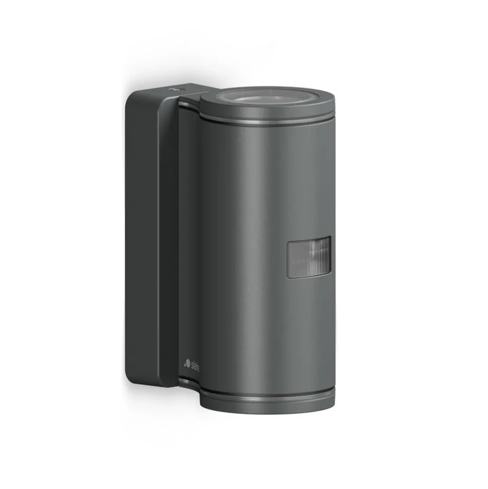 STEINEL Buitenwandlamp L940 SC, antraciet, sensor, 2-lamps