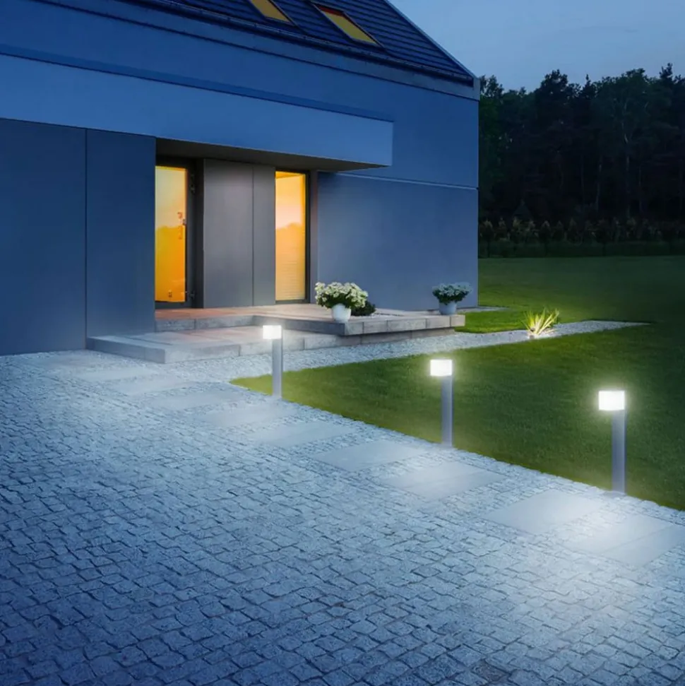STEINEL GL 80 SC sensor-tuinpadverlichting, zilver