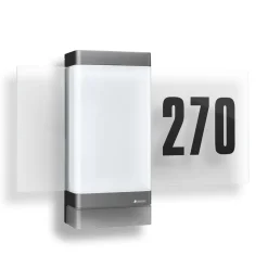 STEINEL huisnummer lamp L 270 Digi SC, antraciet