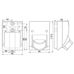 STEINEL infrarood-wandsensor IS 2160 ECO, wit