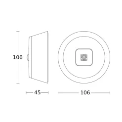 STEINEL IR Micro Office aanwezigheidsmelder opbouw
