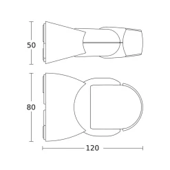STEINEL IS 1 bewegingsmelder wit