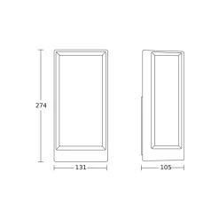 STEINEL L 42 C LED buitenwandlamp antraciet