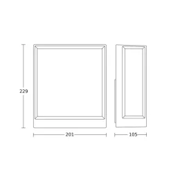 STEINEL L 40 C LED buitenwandlamp antraciet