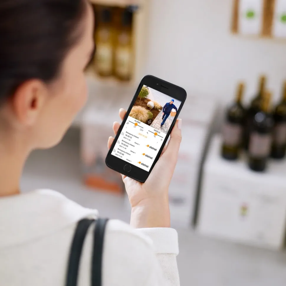 STEINEL L 620 Cam SC LED buitenwandlamp antraciet