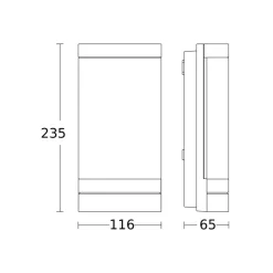 STEINEL L 271 DIGI C LED buitenwandlamp