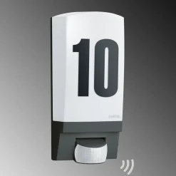 STEINEL L 1 huisnummer lamp met sensor zwart