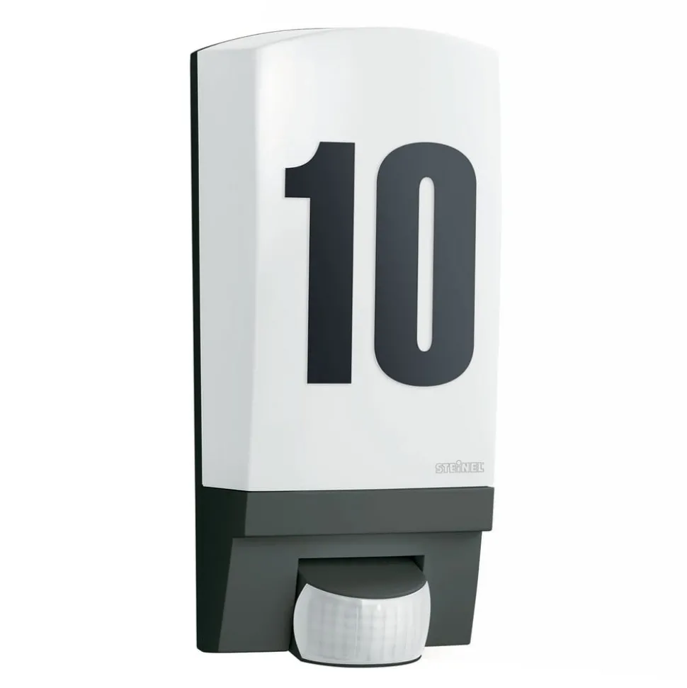 STEINEL L 1 huisnummer lamp met sensor zwart