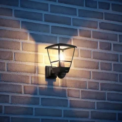 STEINEL L 10 S Buitenwandlamp met sensor zwart