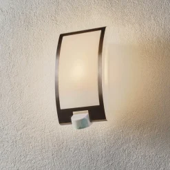 STEINEL L 22 S Buitenwandlamp met sensor roestvrij staal