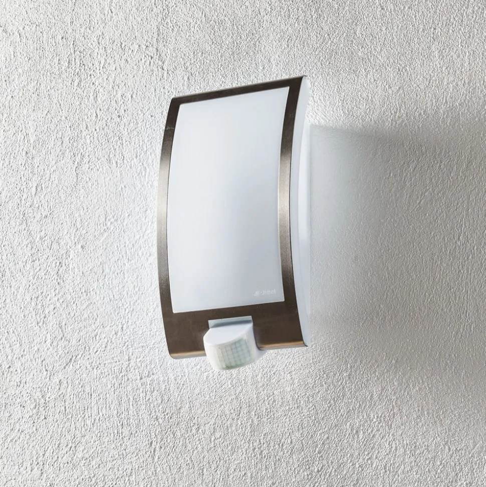STEINEL L 22 S Buitenwandlamp met sensor roestvrij staal