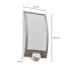 STEINEL L 22 S Buitenwandlamp met sensor roestvrij staal