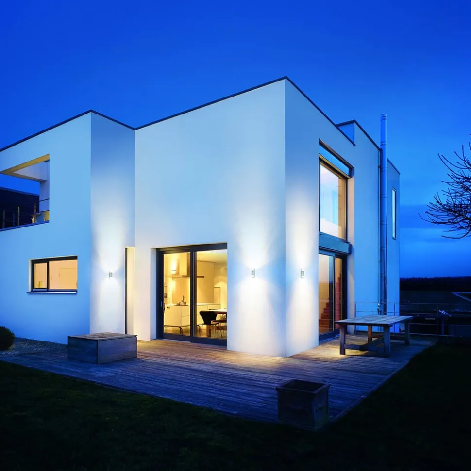 STEINEL L 910 S LED sensor buitenwandlamp zilver