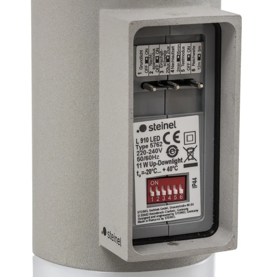 STEINEL L 910 S LED sensor buitenwandlamp zilver