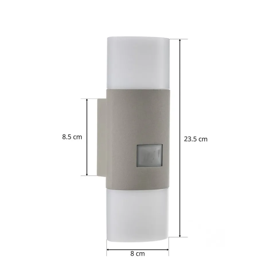 STEINEL L 910 S LED sensor buitenwandlamp zilver