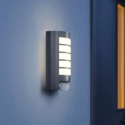 STEINEL L 12 S sensor-buitenwandlamp, antraciet