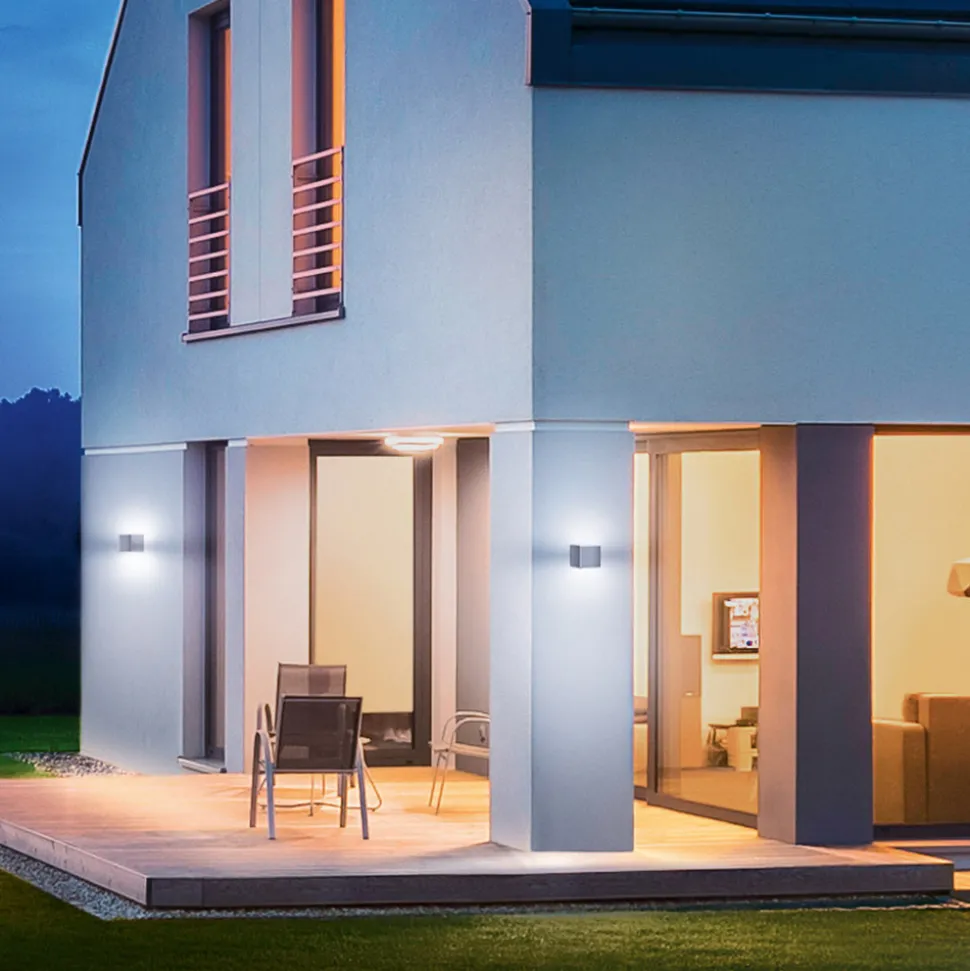 STEINEL L 830 SC Buitenwandlamp Sensor, zilver