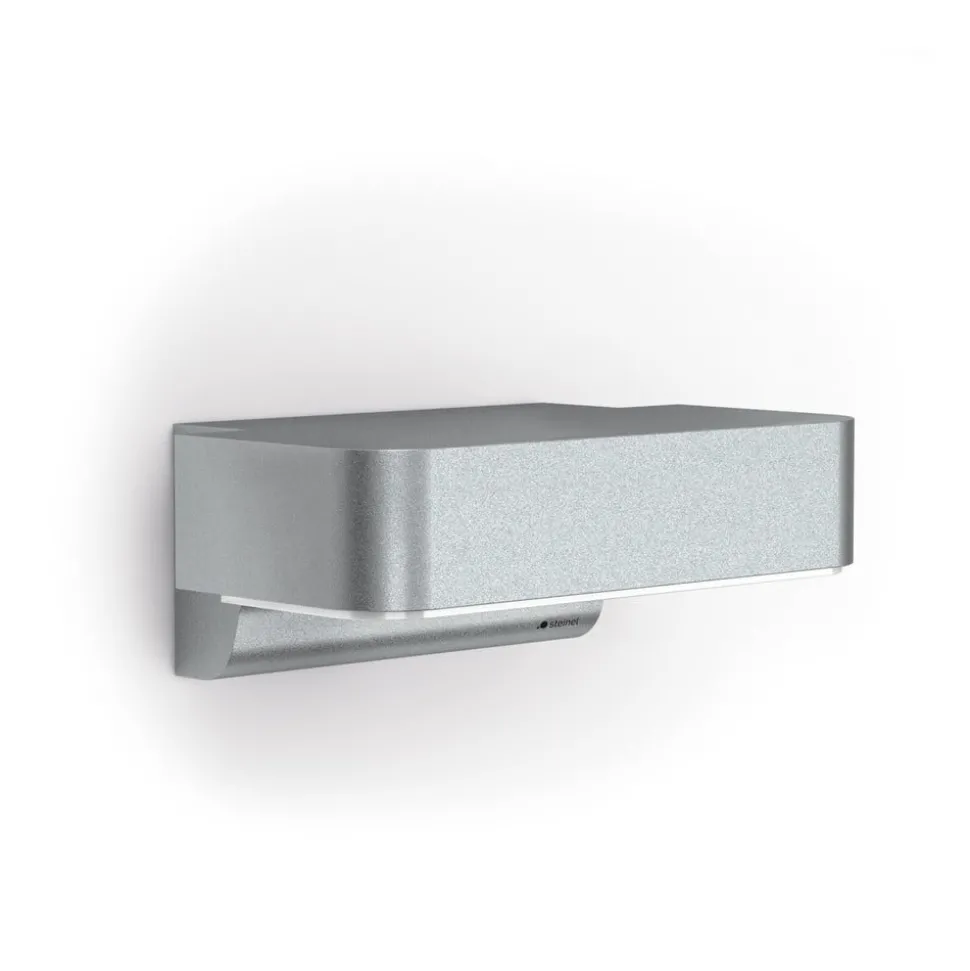 STEINEL LED-buitenwandlamp L 800 SC, sensor, zilver