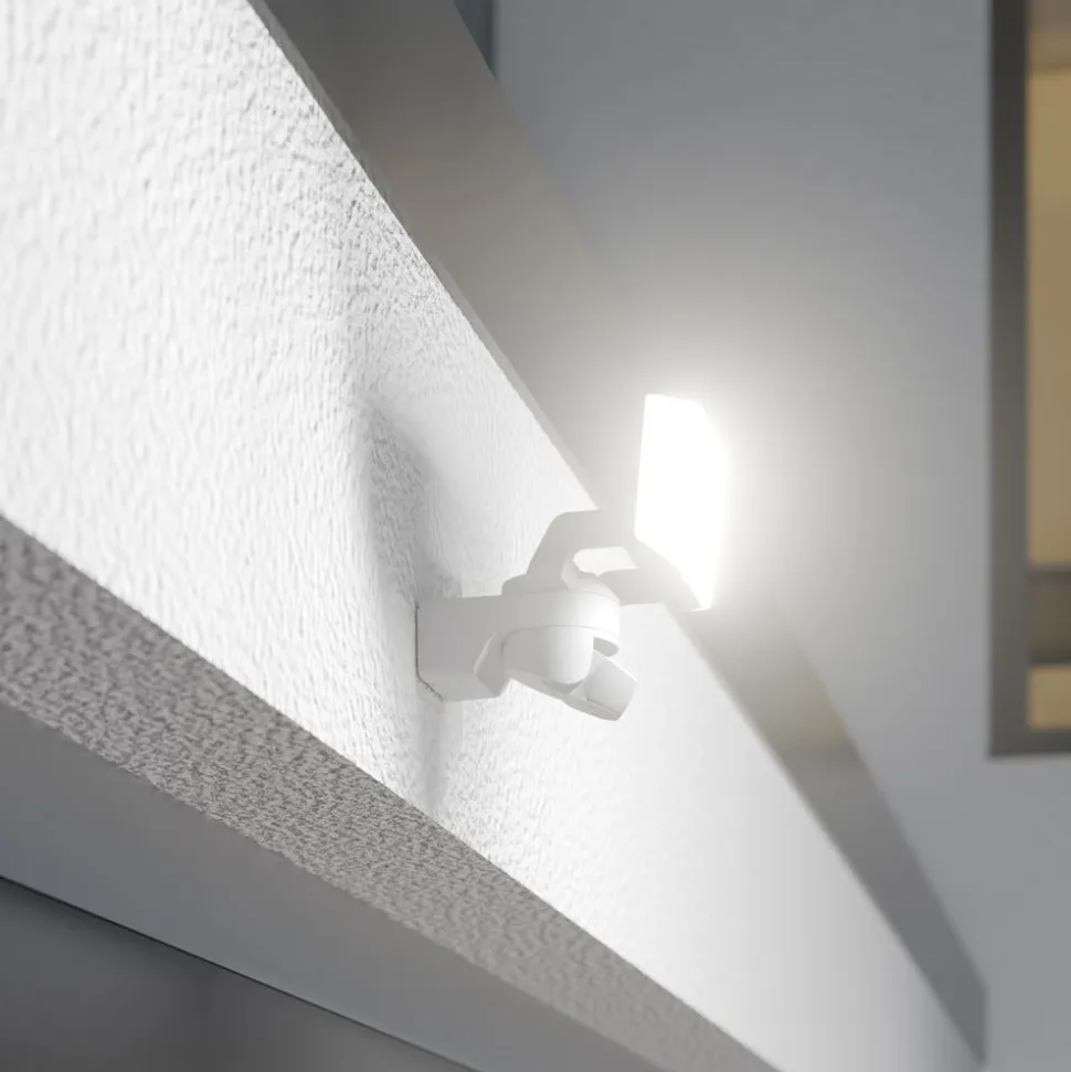 STEINEL LED-buitenwandspot XLED Protect S, sensor, wit