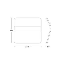 STEINEL LH-N LED huisnummer wandlamp