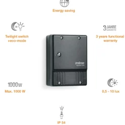 STEINEL Nightmatic 3000 dimschakelaar zwart