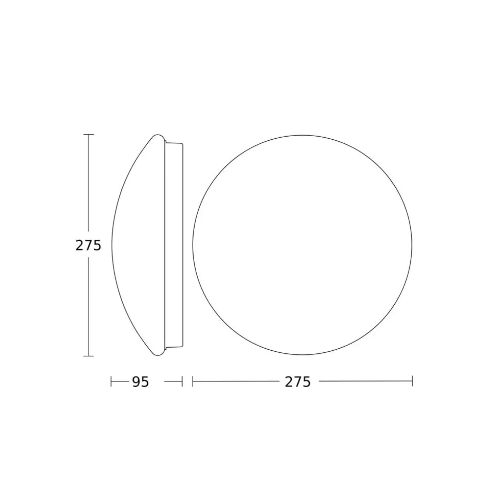 STEINEL RS 16 S LED-glas-plafondlamp met sensor